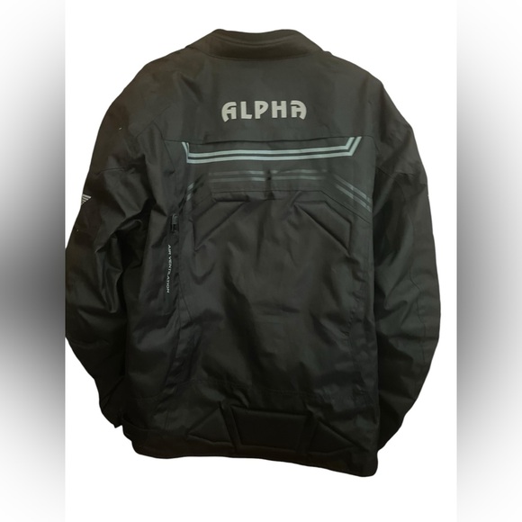 Mens Alpha Cycle Gear Biker Jacket with Pads Size 2XL - Picture 9 of 10